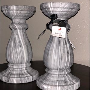 SET OF (2) DEBI LILY CANDLEHOLDERS